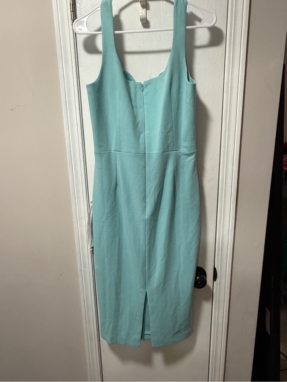 Dress the Population Aqua Midi Sheath Dress NWT - Picture 4 of 8
